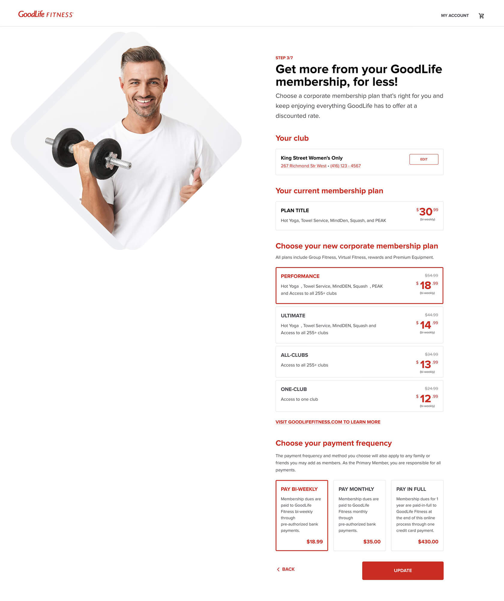GoodLife Fitness project image